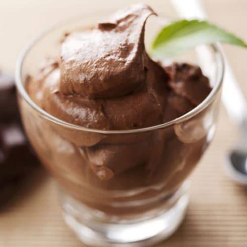 Braunes Schokoladenmousse