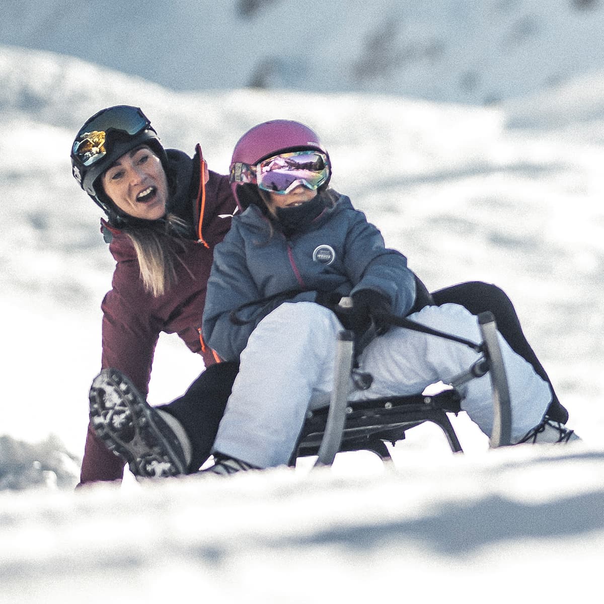 Rodelspaß in der Ski & Almenregion Gitschberg Jochtal im Winter