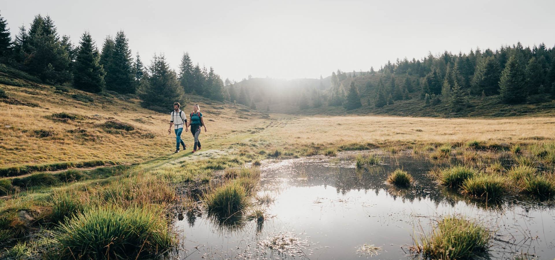 Wandern in Meransen Gitschberg Naturgenuss in der Almenregion in Südtirol Dolomiten (2)
